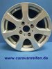 1x rueda de aluminio 195/70R14 96 N   OJ14-4 Black-silver caravana