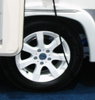 1x däck 185R14C PREMIUM 102Q aluminiumdäck OJ14-5 VIT för släpvagn